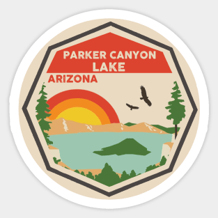 Parker Canyon Lake Arizona Sticker